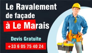 Le ravalement de façade à Le Marais