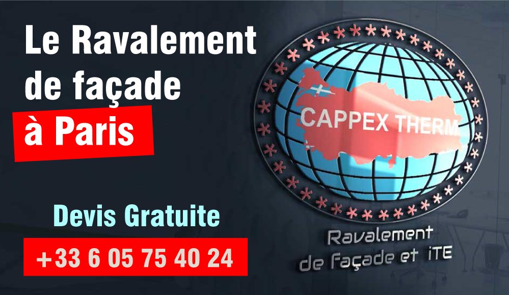 Le ravalement de façade à Paris