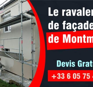Le ravalement de façade de Montmartre
