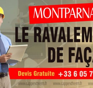 Le ravalement de façade de Montparnasse